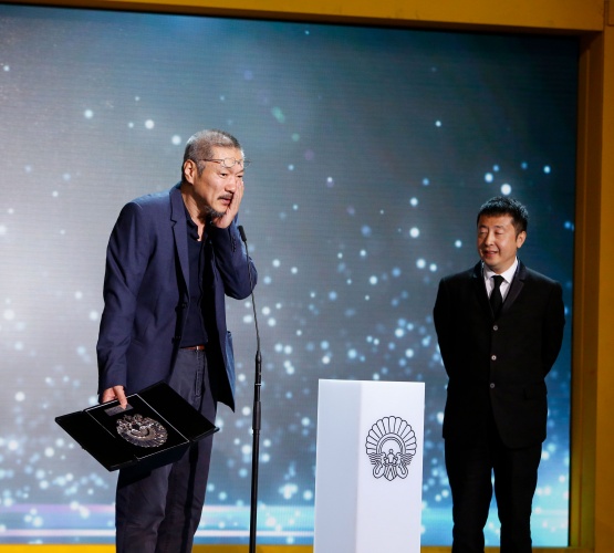 Concha de Plata al Mejor Director (Hong Sangsoo) por LO TUYO Y TÚ (Festival Internacional de Cine de San Sebastián 2016). Foto: Montse Castillo